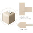 thumbnail image 5 of PU Leather Tissue Box Cover Square – Modern PU Leather Cube Tissue Box Holder Decorative for Bathroom Vanity Countertop/Night Stands/Office Desk, 5 of 6