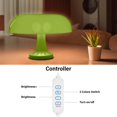 thumbnail image 3 of Lámpara de mesa DIVEKID Cordless Mushroom recargable naranja, 3 of 7