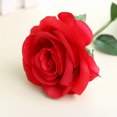 thumbnail image 4 of Langgg Artificial Rose Flannel Artificial Flowers Real-like Wedding Home Decor, 4 of 4