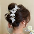 thumbnail image 4 of RUISINERY Aesthetic Mesh Butterfly Hair Claw Clip Acrylic Hair Shaping Jaw Clip Strong Secure Claw Clip Hair Styling Accessories, 4 of 9