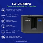 Epson LABELWORKS LW-Z5000PX Industrial Label Maker Kit - Accessories, PX 147' Bulk Label Rolls, Desktop Printer