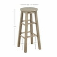 thumbnail image 6 of Linon McMullen 29" Indoor Wood Round Backless Bar Stool, Gray Wash, 6 of 7