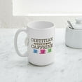 thumbnail image 5 of CafePress - Dietitian Powered By Caffeine Large Mug - 15 oz Ceramic Large White Novelty Mug, 5 of 6