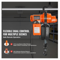 thumbnail image 5 of Electric Chain Hoist 2200lbs 20ft, Single Phase Crane Hoist for Garage Workshop Lifting, IP54 Rated Wireless Remote Control, 5 of 6