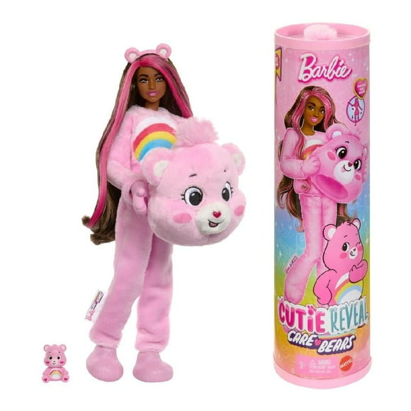 Muñeca Barbie Cutie Reveal Ositos Cariñositos Rosa
