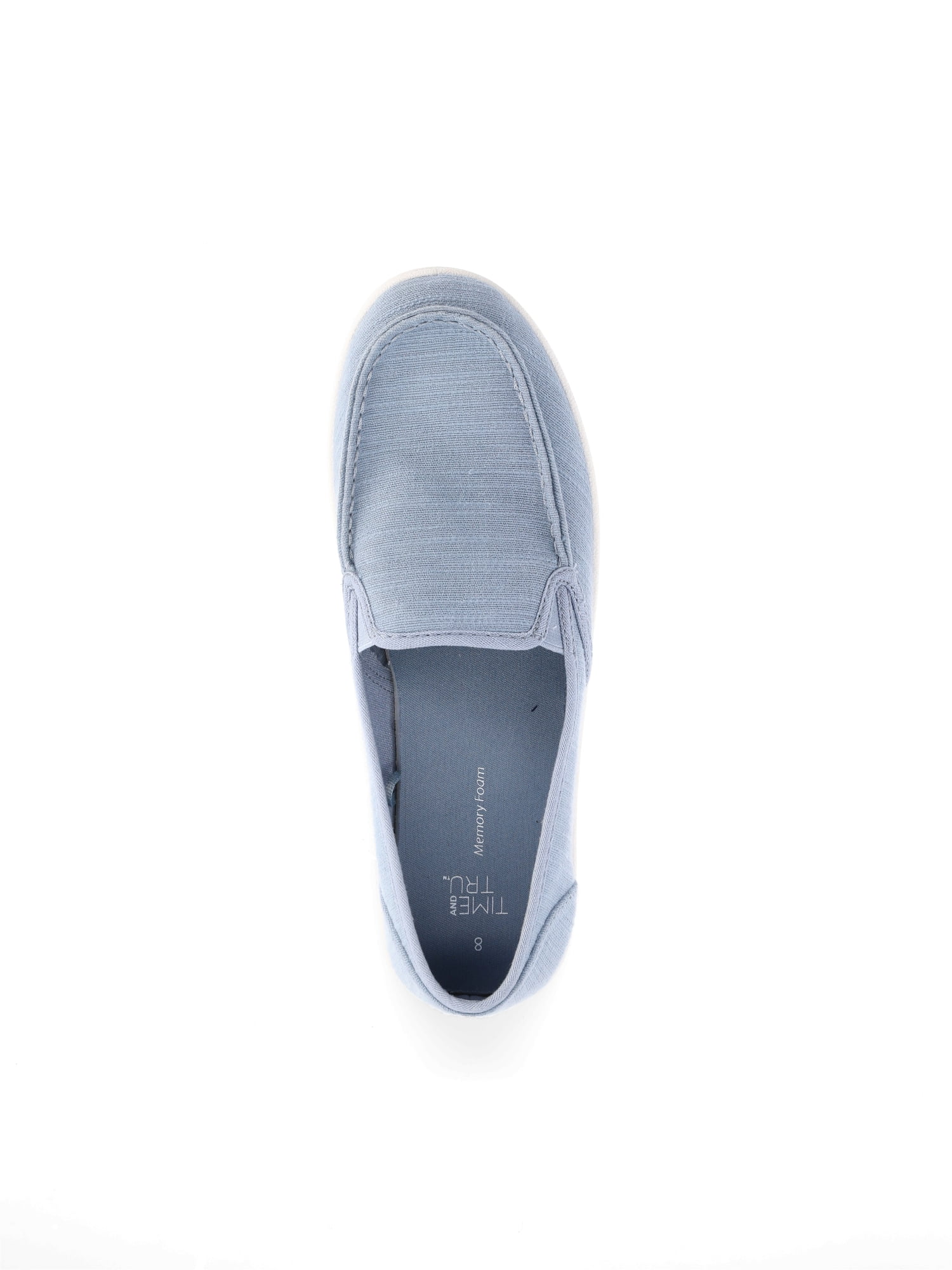 Time and Tru Women's Moc Toe Surf Sneakers, Wide Width Available
