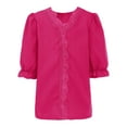 thumbnail image 4 of LNMQLPDBS Junior Tops Teen Girl Casual Tshirts Graphic Tees for Girls 10-12 Red T Shirt Easter Shirts for Tween Clothes Girl Clothes Size 7-8 6-12 Month Girl, 4 of 9