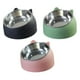 thumbnail image 1 of Alimentador para Animales de 3 Unidades, Plato Individual para Perros y Gatos verde y rosa y negro, 1 of 9