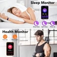 thumbnail image 6 of 1.47" Fitness Tracker, Smartwatch for Women Men with Multiple Sport Modes Step Counter, Bluetooth Calls (Make/Answer), IP68 Waterproof, Fitness Tracker Compatible with Android and iPhone,White, 6 of 7