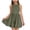 Army Green, variant on Girls Bubble Dress Summer Sleeveless Crewneck Pleated Sundress A-line Puffball Balloon Cute Mini Sun Dresses (9-10 Years, Light Blue)