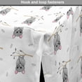 thumbnail image 4 of Nature Dog Crate Cover, Bats Hanging up Upside down on Branches and Leaves, Easy to Use Pet Kennel Cover Small Dogs Puppies Kittens, 7 Sizes, Pale Taupe Pale Sepia, by Ambesonne, 4 of 6