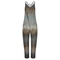 thumbnail image 2 of 1 Piece Jumpsuit Outfits for Women,Summer Cotton Linen Bib Overalls Women Baggy Sleeveless Wide Leg Jumpsuits with Pockets, 2 of 3