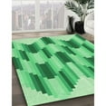 thumbnail image 2 of Ahgly Company Indoor Round Patterned Jade Green Area Rugs, 4' Round, 2 of 6