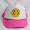 thumbnail image 1 of Kids Toddler Baseball Hat Smiley Face Trucker Hat Retro Mesh Baseball Cap for Boys GirlsAdjustable Gao Jinjia LED, 1 of 2
