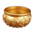 thumbnail image 3 of Cuenco Del Tesoro, Decoración Feng Shui, Cuenco de , Adorno de Escritorio Retro de Latón, Lavabo Del Tesoro para Escritorio, Oficina, Regalo M, 3 of 8