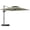 Light Grey, variant on Outsunny Cantilever Patio Umbrella, Outdoor Cantilever Parasol, Dark Blue