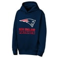 thumbnail image 2 of Youth Outerstuff  Navy New England Patriots Back to Basics Hoodie, 2 of 3