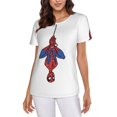 thumbnail image 1 of Spider-Man T-Shirt à Manches Courtes Col Rond pour Femmes, 1 of 7