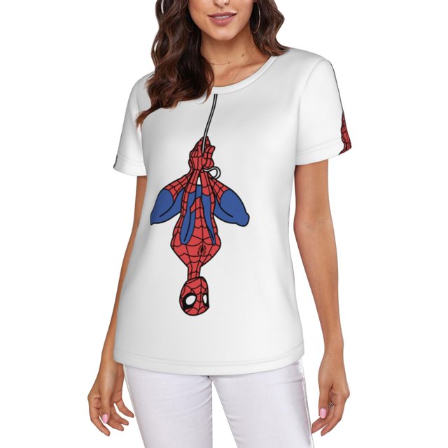 Spider-Man Women's Crew Neck Short Sleeve T-Shirt
