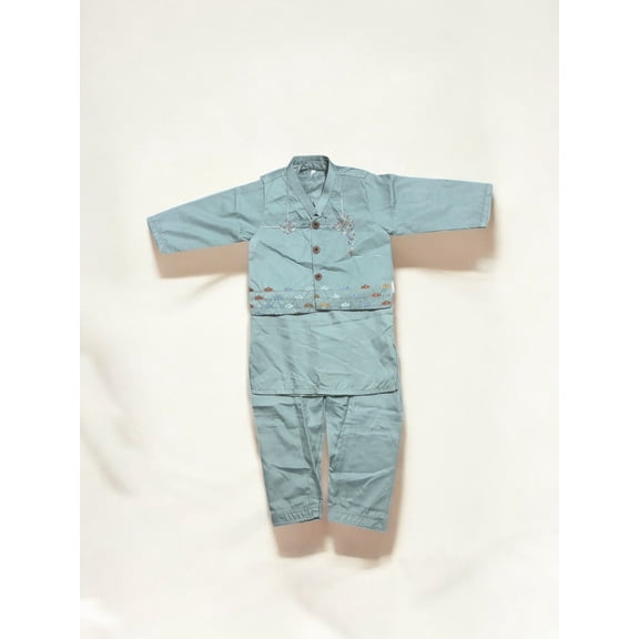 Traditional Kurta, Pajama and Coat Set for Boys, Cultural Wear, 301