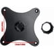 thumbnail image 4 of Portable Monitor Bracket Adapter 75mm Hole Spacing, 17mm Ball Head, Horizontal And Vertical Mount, Black, 4 of 5