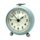 thumbnail image 1 of Reloj Silencioso de Despertador Reloj de de Reloj Decorativo Reloj Decorativo - Azul, 120x170x76mm Baoblaze Reloj despertador con doble campana, 1 of 6