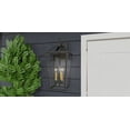 thumbnail image 2 of HUL8409MBK Quoizel Lighting Hull - 3 Light Outdoor Wall Lantern In Traditional Style-22 Inches Tall and 9.5 Inches Wide, 2 of 6