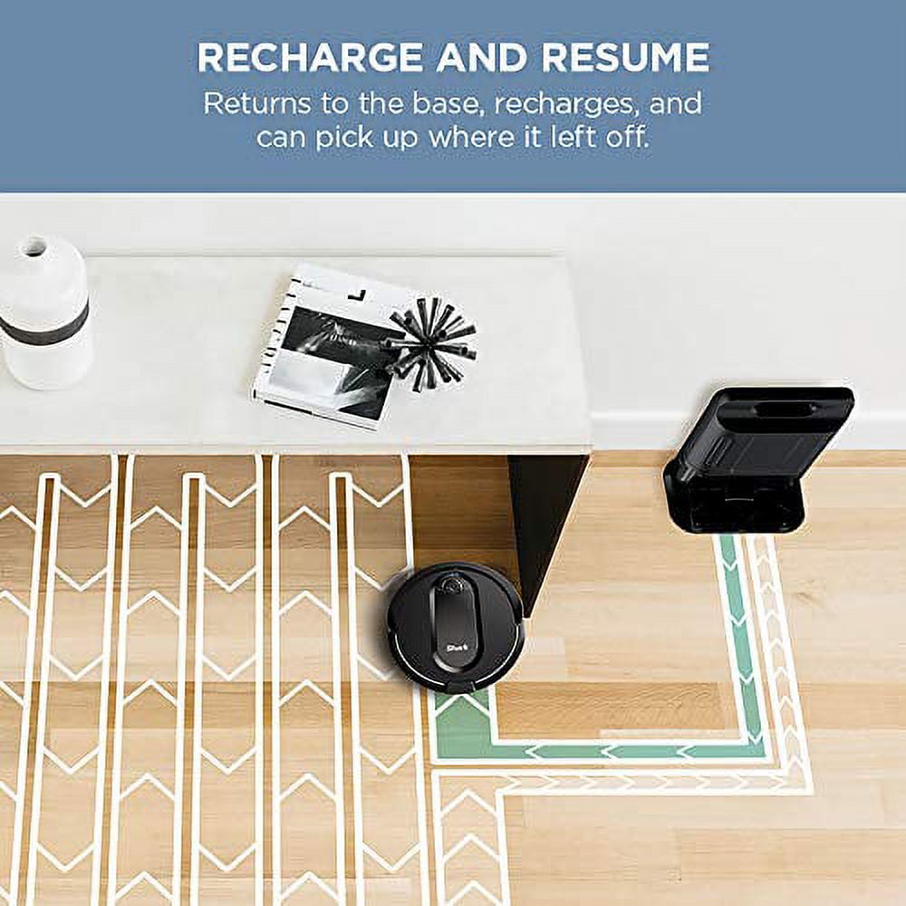 Shark IQ AV1002AE battery life chart and usage examples