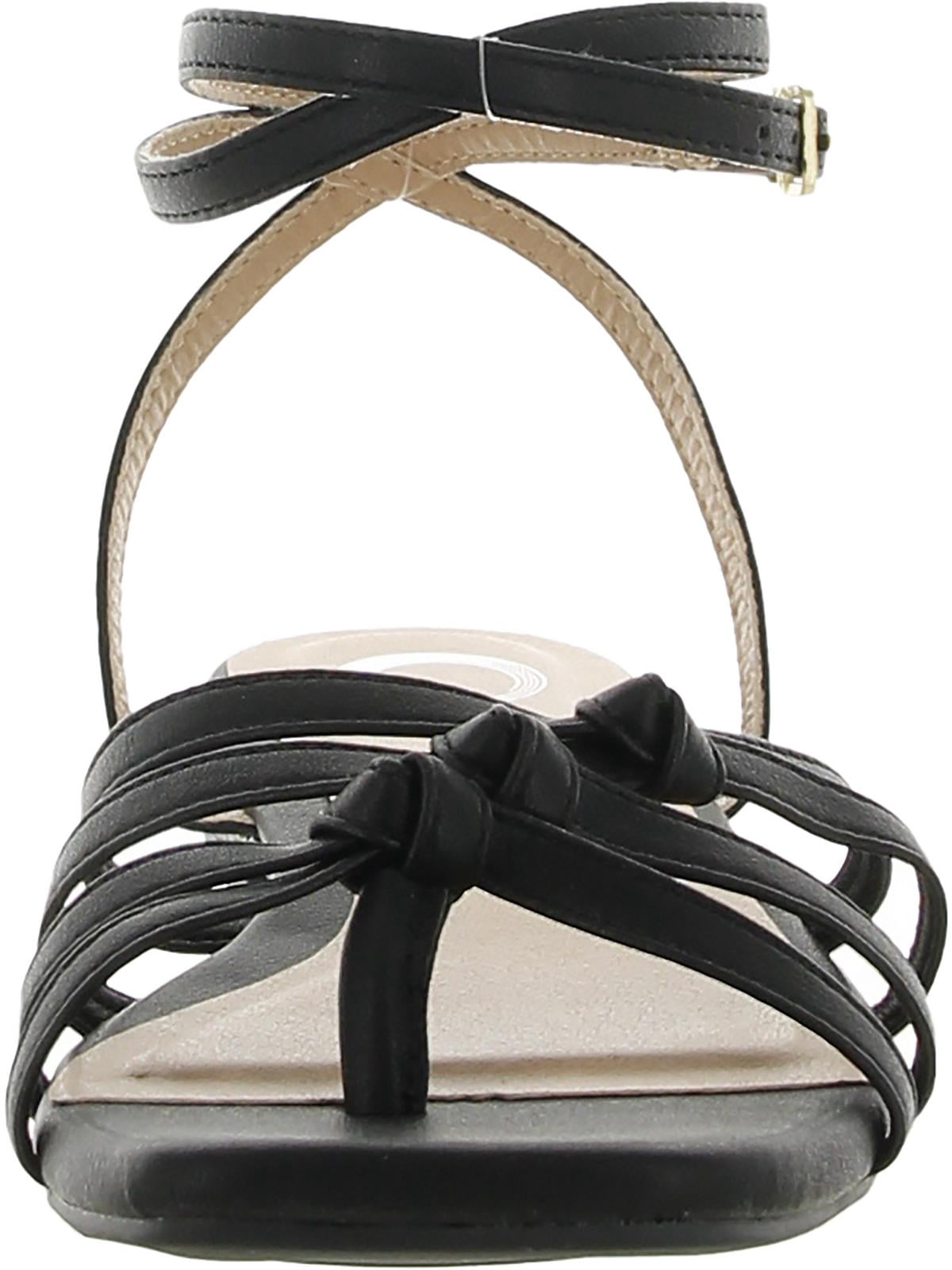 Journee Collection Womens Indee Faux Leather Caged Slingback Sandals