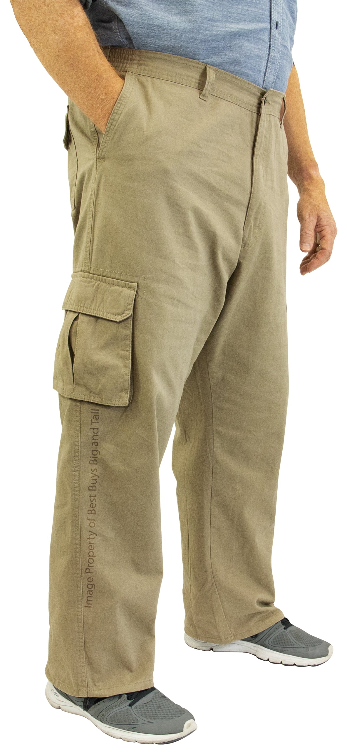 Details about   Rugged supply Big men's cargo woven pants Khaki 46x32 