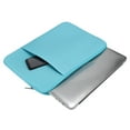 thumbnail image 2 of Computer Bag, Envelope Bag Style Portable  Zipper Laptop Sleeve Case, For Laptop Notebook Light Blue, 2 of 8
