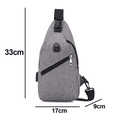 thumbnail image 2 of Crossbody Sling Backpack Sling Bag Travel Hiking Chest Bag Daypack, 2 of 5