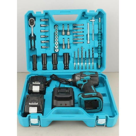 21V Cordless Brushless Impact Wrench, 400Nm High Torque, with LED Work Light, Lithium-Ion Battery Powered, Portable Electric Wrench for Home Maintenance, DIY Projects & Heavy-Duty Tasks