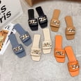 thumbnail image 4 of Lightweight Slippers Comfort Casual Slippers Open Toe Platform Beach Sandals for Women Girl, 4 of 7