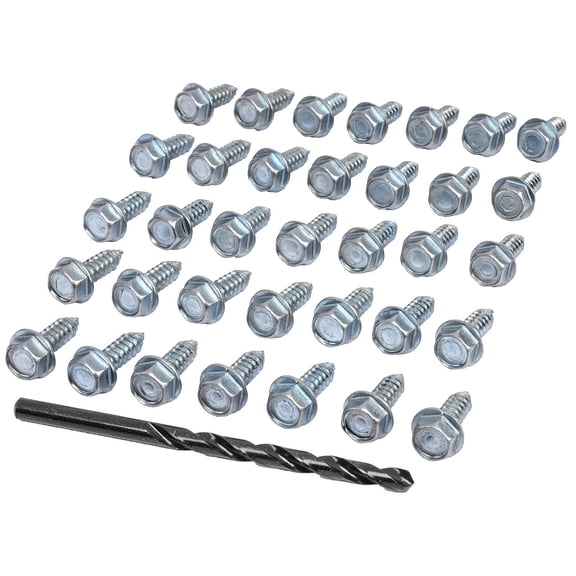 JEGS 65042 Wheel-to-Tire Screw Kit Silver Made in the USA Includes: (35) #14 x 3