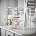 thumbnail image 1 of OnDisplay Tiered Acrylic Jewelry Cabinet Organizer, 1 of 2