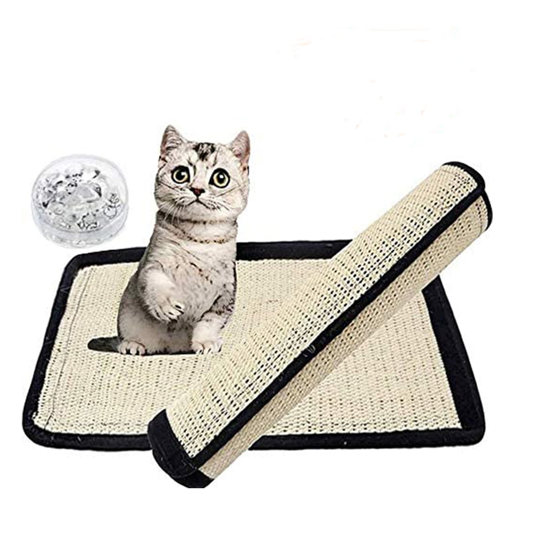 YOUTHINK Anti-Scratch Pads for Cats Natural Sisal Fabric Bearings Anti-Scratch for Cats Replace Cat Trees to Protect Furniture 