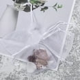 thumbnail image 6 of YSNOOWE Wedding Drawstring Pouches Organza Bags White 100Pcs Set 7*9Cm, 6 of 8