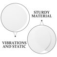 thumbnail image 3 of OULII 4Pcs Anti Vibration Record Mat White Felt for Turntable Music Lovers, 3 of 8