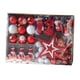 thumbnail image 2 of Juego de 47 adornos para árbol de Navidad, accesorio decorativo para árbol de Navidad Rojo, 2 of 9