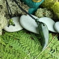 thumbnail image 3 of 81stgeneration Women's Men's Nephrite Jade Maori Drop Tiger's Claw Tooth Tribal Pendant Necklace, 3 of 6