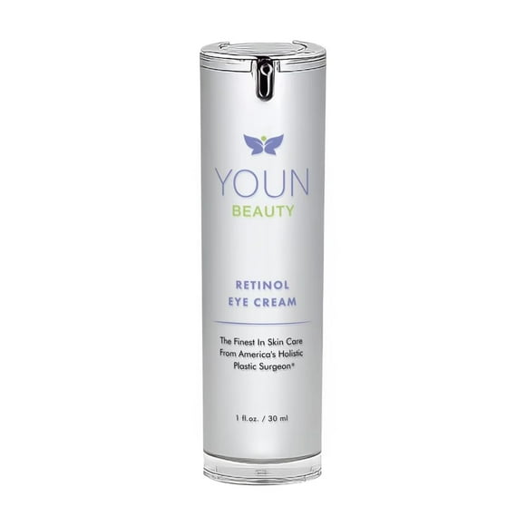 YOUN Beauty Retinol Eye Cream by Holistic Plastic Surgeon Dr. Anthony Youn – Paraben-Free Night Eye Cream with 1% Retinol and Hyaluronic Acid â&