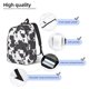 thumbnail image 3 of Easygdp Black And White Sheeps Mochila de Lona Resistente para Laptop, Compatible con Laptops de 15 a 17 pulgadas, Ideal para Escuela, Trabajo y Viajes-Medium, 3 of 5