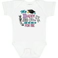 thumbnail image 3 of Inktastic My Daddy Did It and He Did It for Me with Graduation Cap Girls Baby Bodysuit, 3 of 5