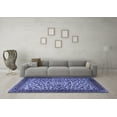 thumbnail image 3 of Ahgly Company Indoor Round Persian Blue Traditional Area Rugs, 6' Round, 3 of 4