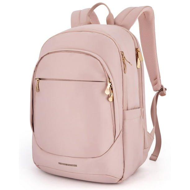 Mochila LIGHT FLIGHT FLIGHT Collge Laptop 15.6" para mujer Rosa