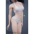 thumbnail image 2 of SA Toys-Conjunto de ropa interior deportiva para mujer, modelo de figura de acción de 12 pulgadas, Sexy, clásico, blanco y negro, SA038 1/6"SA038B" Fivean Toy model, 2 of 2