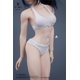 thumbnail image 2 of SA Toys-Conjunto de ropa interior deportiva para mujer, modelo de figura de acción de 12 pulgadas, Sexy, clásico, blanco y negro, SA038 1/6"SA038B" Fivean Toy model, 2 of 2
