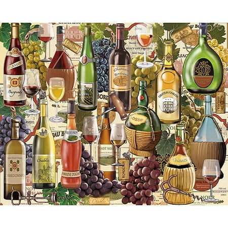 White Mountain Puzzles Wine Jigsaw Puzzle, 1000-pieces