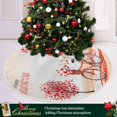 thumbnail image 6 of Coolnut Love Heart Christmas Tree Skirt 36", Valentine's Day Tree Skirt Double Layers Polyester Easter Tree Skirt for Valentine's Day Holiday Party Decoration, 6 of 6